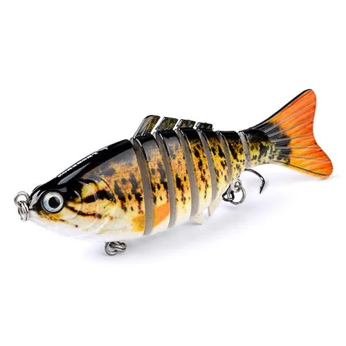 Fishing Baits Trolling Minnow Wobbler Multi-section Hard Bait 10cm15g Artificial Crankbait JerkBait Fishing tackle Lure ,1PC