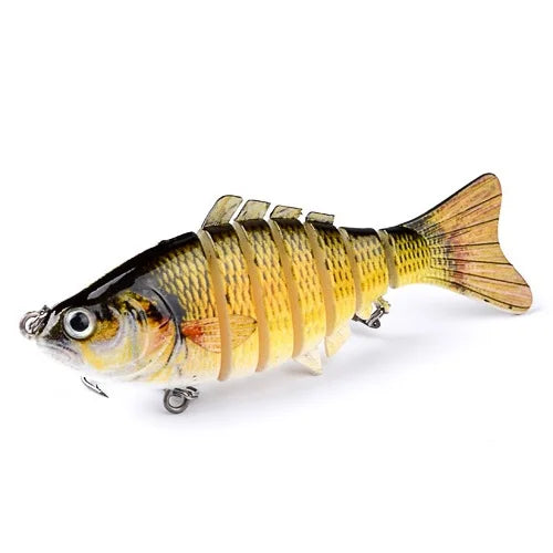 Fishing Baits Trolling Minnow Wobbler Multi-section Hard Bait 10cm15g Artificial Crankbait JerkBait Fishing tackle Lure ,1PC