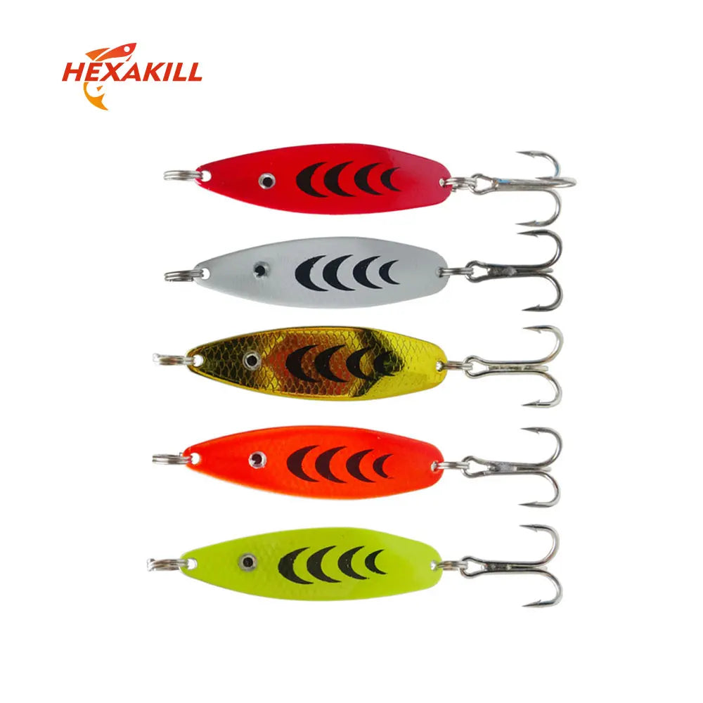 Trout Spoon Fishing Lures spinner bait  Wobblers Jig Lures pesca isca artificial VIB Sequins Hard Baits for Carp Fishing Tackle