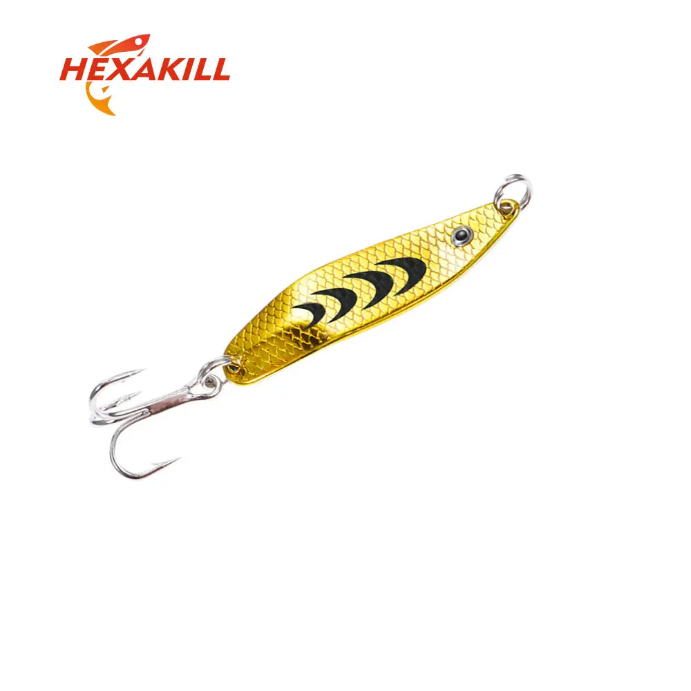 Trout Spoon Fishing Lures spinner bait  Wobblers Jig Lures pesca isca artificial VIB Sequins Hard Baits for Carp Fishing Tackle