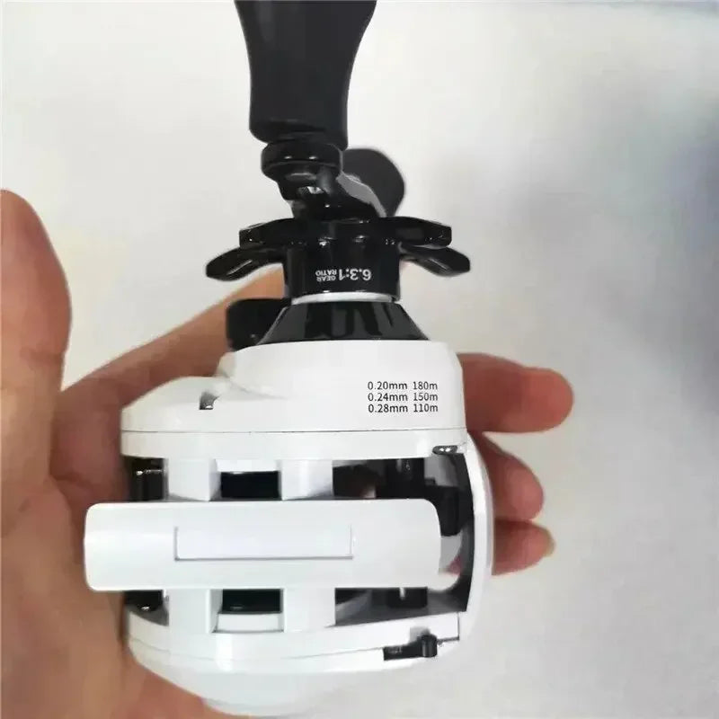 OKUMA fishing reel metal wire cup 6.3:1 water droplet wheel 10KG magnetic brake fishing bait carp fishing reel