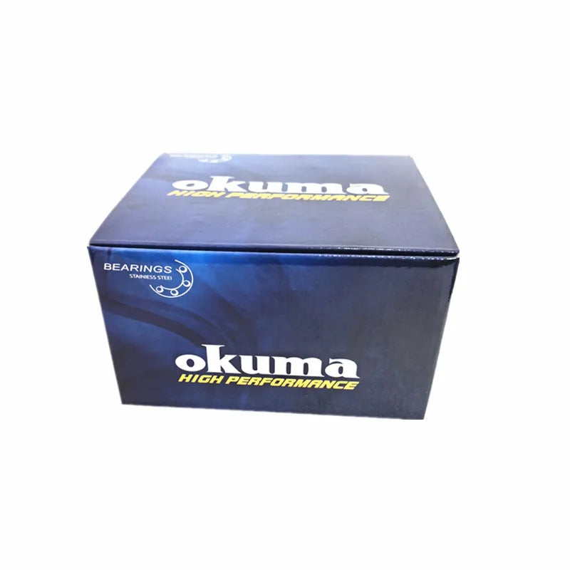 OKUMA Fishing Reel Spinning Wheel with Double Brake 18KG Line Capacity for Angling And Baitcasting