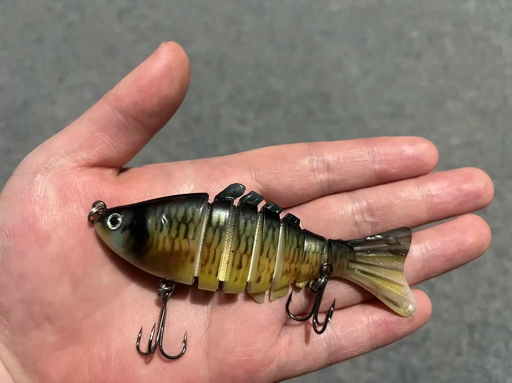 Fishing Baits Trolling Minnow Wobbler Multi-section Hard Bait 10cm15g Artificial Crankbait JerkBait Fishing tackle Lure ,1PC