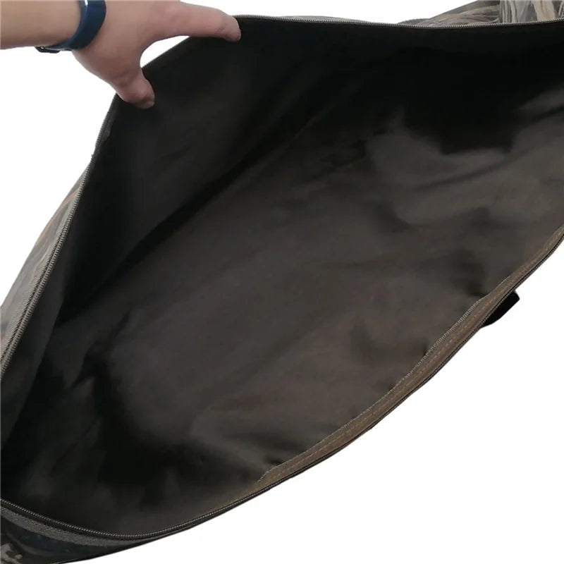 Outdoor Shoulder Carrying Fishing Rod Bag, Nylon Fishing Tackle Storage Bags, Cylinder Travel Portable Sea Fishing Tools Backpac