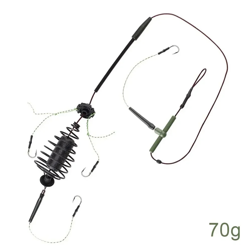 Accessories Fishing Bait Basket Fishing Bait Cage Cage Line Group Carp Feeder Sinker Fishing Bait String Hook Best Nice