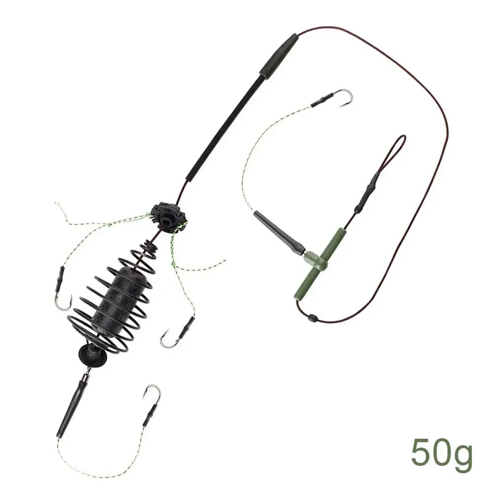 Accessories Fishing Bait Basket Fishing Bait Cage Cage Line Group Carp Feeder Sinker Fishing Bait String Hook Best Nice
