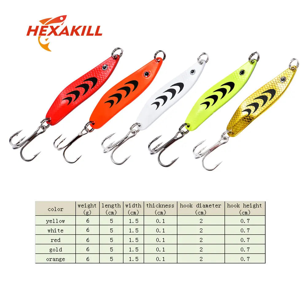 Trout Spoon Fishing Lures spinner bait  Wobblers Jig Lures pesca isca artificial VIB Sequins Hard Baits for Carp Fishing Tackle