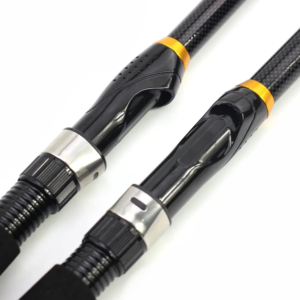 1.8m-3.6m Carbon Fiber Fishing Rod Short Pocket Portable Spinning Rod Lure Pole Telescopic Carp Trout Beach Fish Rods