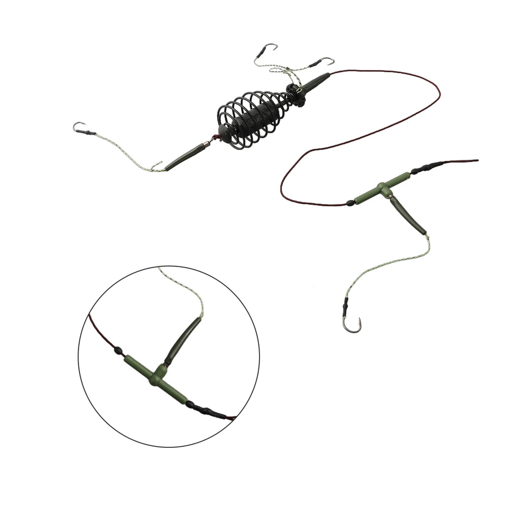 Accessories Fishing Bait Basket Fishing Bait Cage Cage Line Group Carp Feeder Sinker Fishing Bait String Hook Best Nice