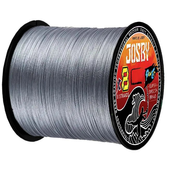 JOSBY Japan 8 Strands Braided Fishing Line  Multifilament Speckled 8X PE Wire 100M 300M 500M Fly Sea Saltwater Freshwater Pesca