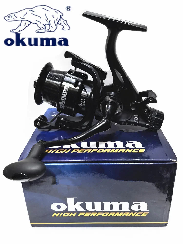 okuma Fishing reel Dual Unloading Fishing 18KGMax Dragon with Front and Rear Brake Fishing Wheels for All Water Areas 4000-6000