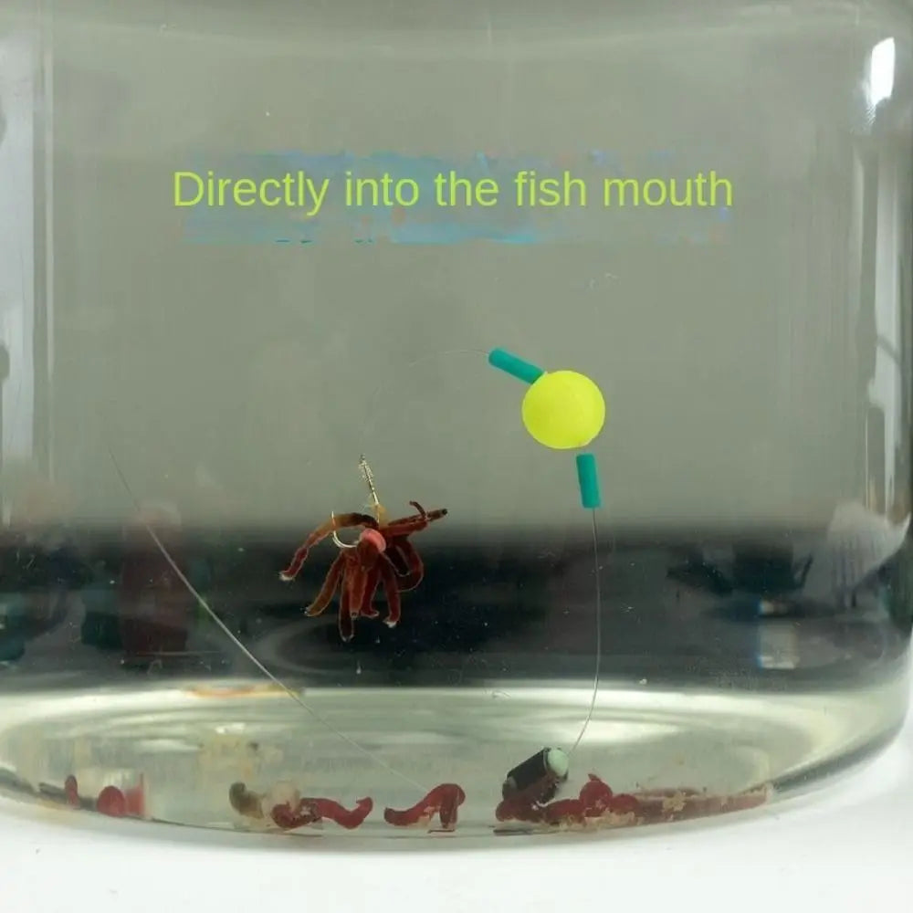 10 Set/Pack Fishing Hair Rigs Hook 3# 4# 5# 6# 7# Carp Fishing Hook Carp Rigs Fishing Lure Non-barb High-carbon Steel Hook