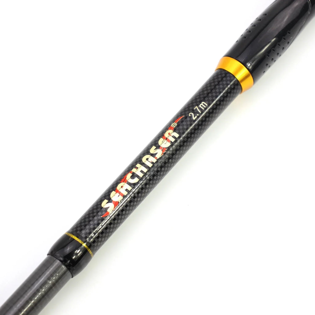 1.8m-3.6m Carbon Fiber Fishing Rod Short Pocket Portable Spinning Rod Lure Pole Telescopic Carp Trout Beach Fish Rods