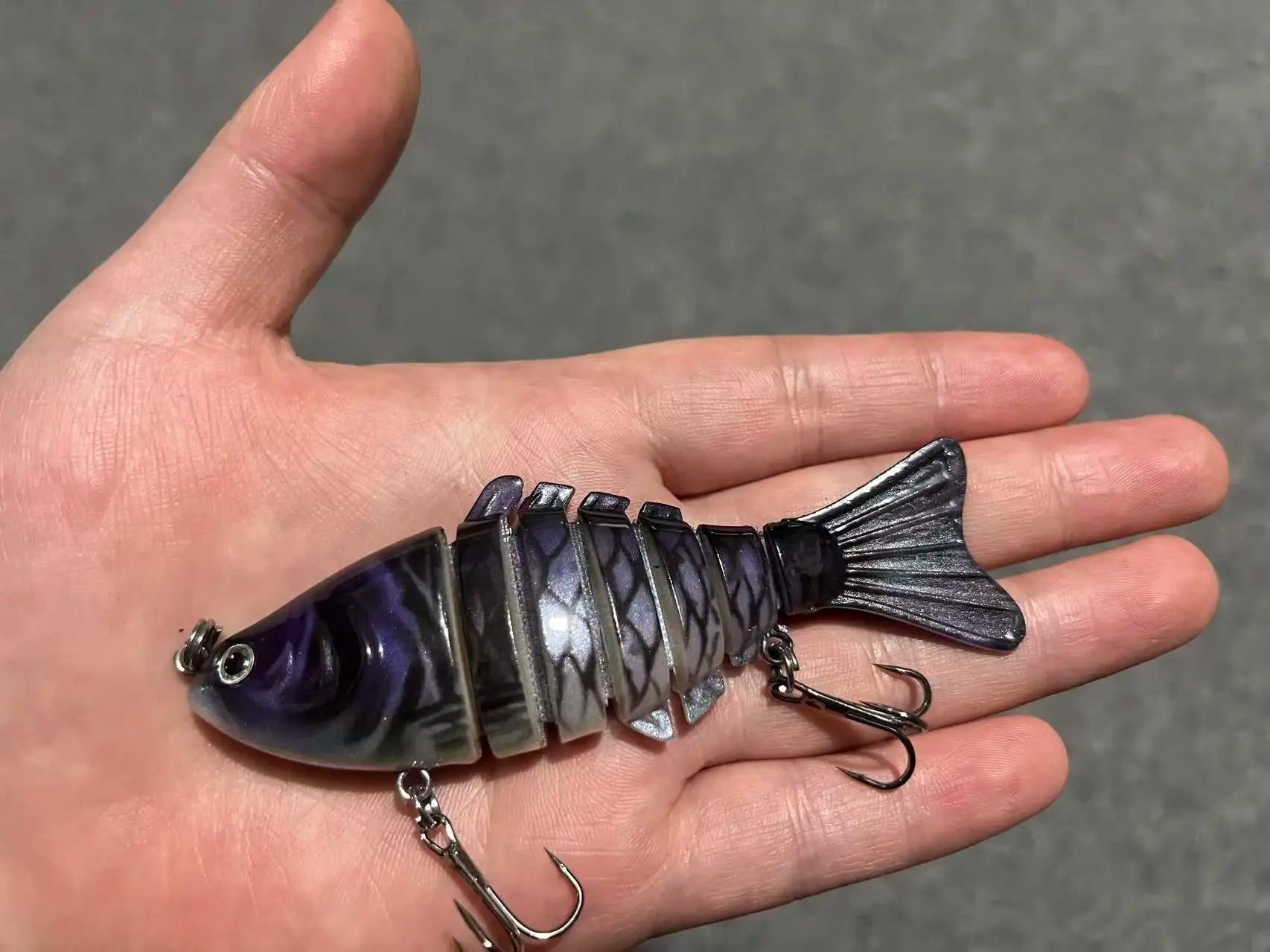 Fishing Baits Trolling Minnow Wobbler Multi-section Hard Bait 10cm15g Artificial Crankbait JerkBait Fishing tackle Lure ,1PC