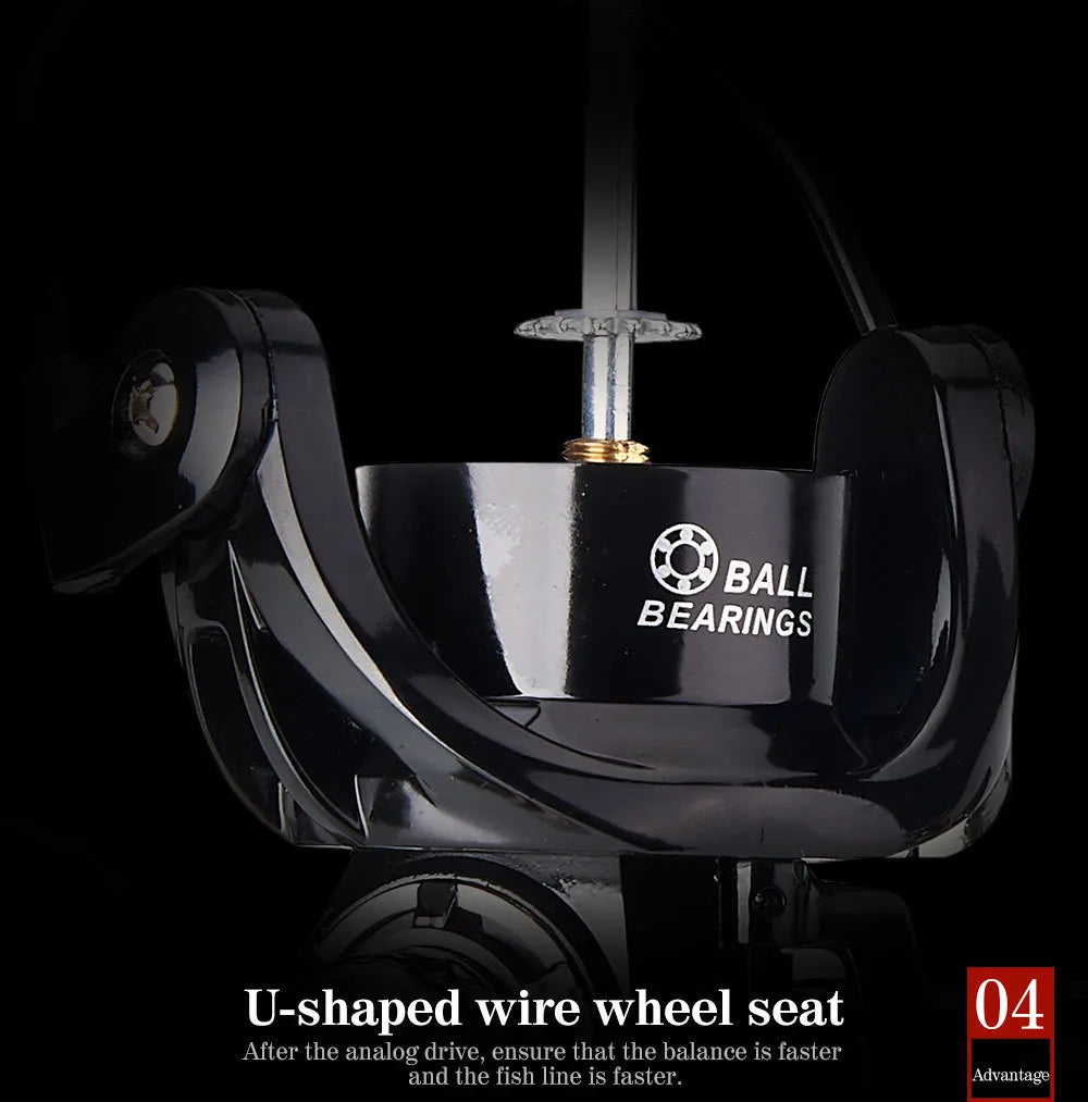 Newest OKUMA AC2000-7000 Fishing Reel Metal Ball Grip Spinning Reel 5.2:1 Metal Reel Cup 12KG Max Drag