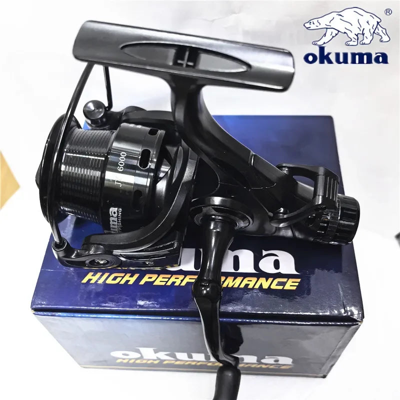 okuma Fishing reel Dual Unloading Fishing 18KGMax Dragon with Front and Rear Brake Fishing Wheels for All Water Areas 4000-6000