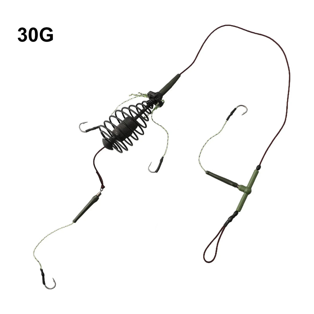 Accessories Fishing Bait Basket Fishing Bait Cage Cage Line Group Carp Feeder Sinker Fishing Bait String Hook Best Nice