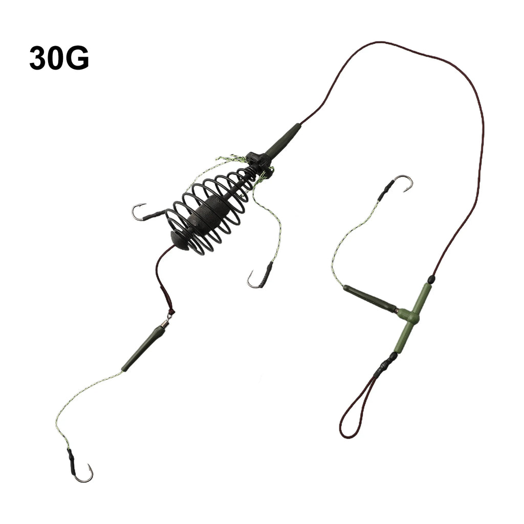 Accessories Fishing Bait Basket Fishing Bait Cage Cage Line Group Carp Feeder Sinker Fishing Bait String Hook Best Nice