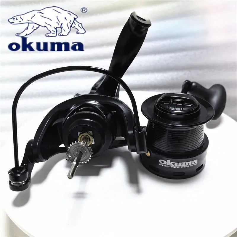 okuma Fishing reel Dual Unloading Fishing 18KGMax Dragon with Front and Rear Brake Fishing Wheels for All Water Areas 4000-6000