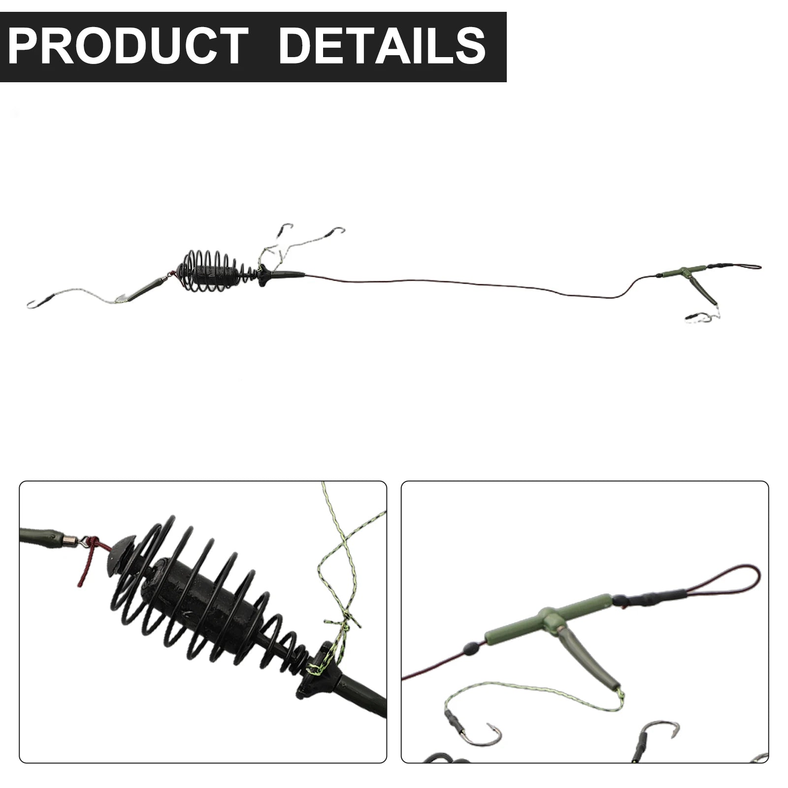 Accessories Fishing Bait Basket Fishing Bait Cage Cage Line Group Carp Feeder Sinker Fishing Bait String Hook Best Nice