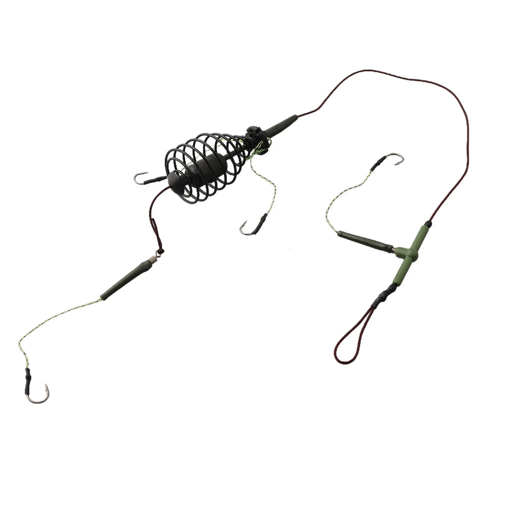 Accessories Fishing Bait Basket Fishing Bait Cage Cage Line Group Carp Feeder Sinker Fishing Bait String Hook Best Nice