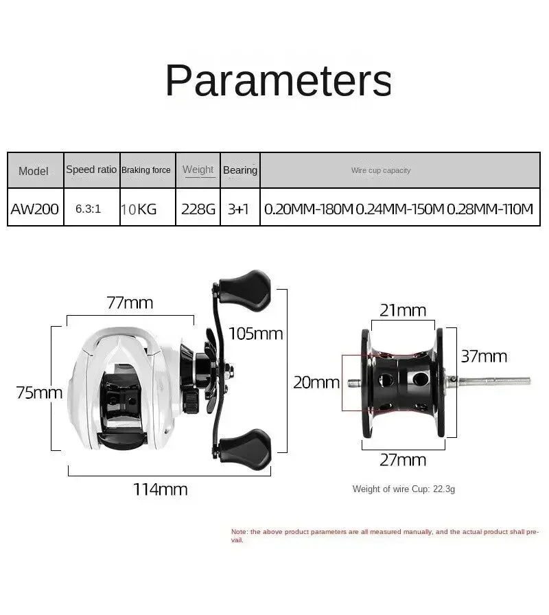 OKUMA fishing reel metal wire cup 6.3:1 water droplet wheel 10KG magnetic brake fishing bait carp fishing reel