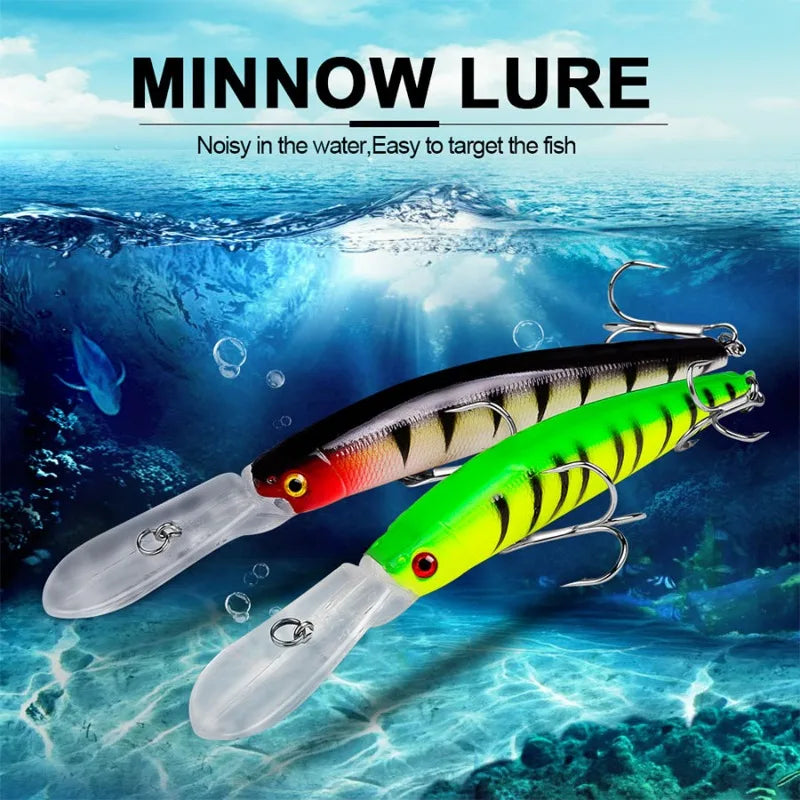 Crankbaits Fishing Lures Jerkbait Minnow Hard Bait Artificial Wobblers For Trolling Pike Top Water Carp Fishing Tackle Swimbait