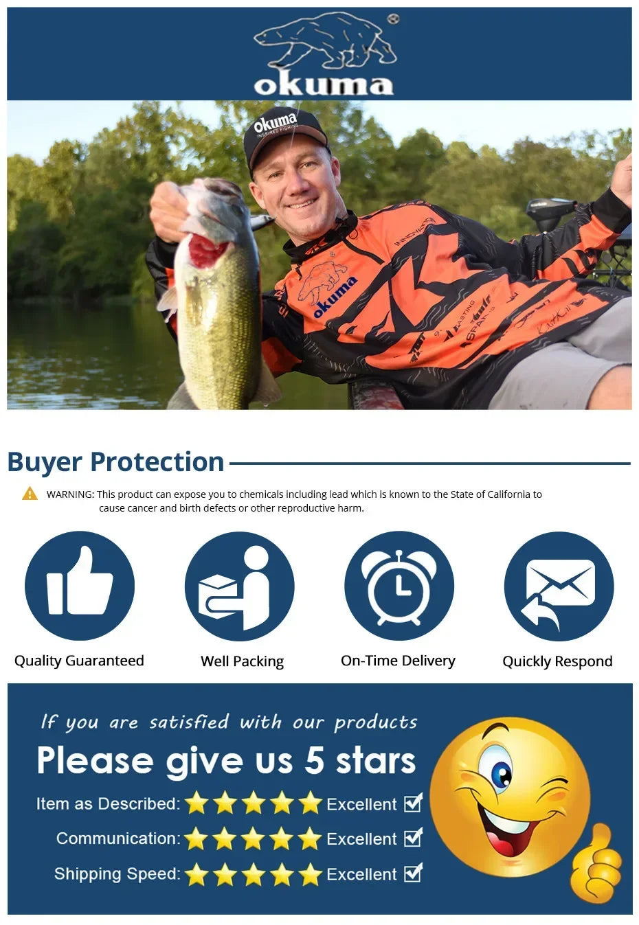 OKUMA fishing reel metal wire cup 6.3:1 water droplet wheel 10KG magnetic brake fishing bait carp fishing reel