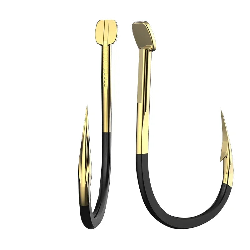 20 pcs Fishing Hook Single Fishhook Fishing Accessories Supplies Lures Carp Fishing Tackle Barbed Colored Tungsten Alloy