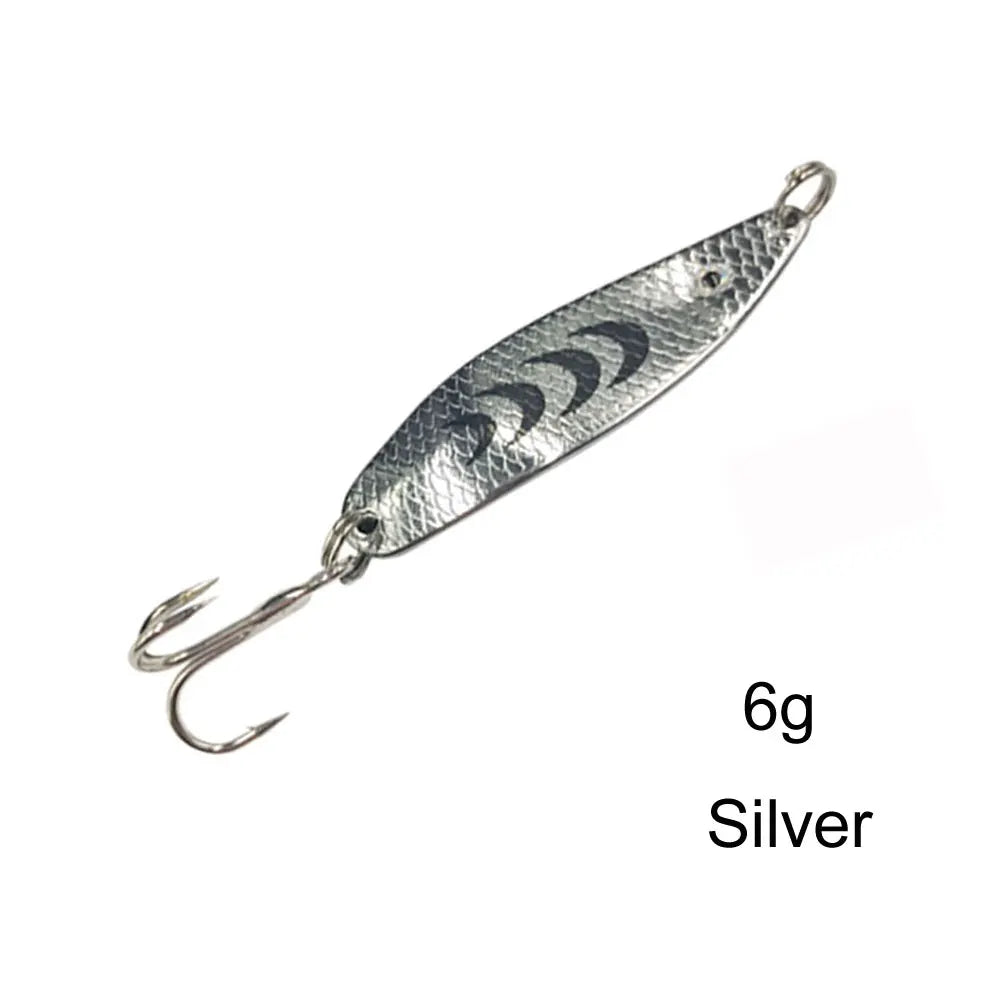 Trout Spoon Fishing Lures spinner bait  Wobblers Jig Lures pesca isca artificial VIB Sequins Hard Baits for Carp Fishing Tackle