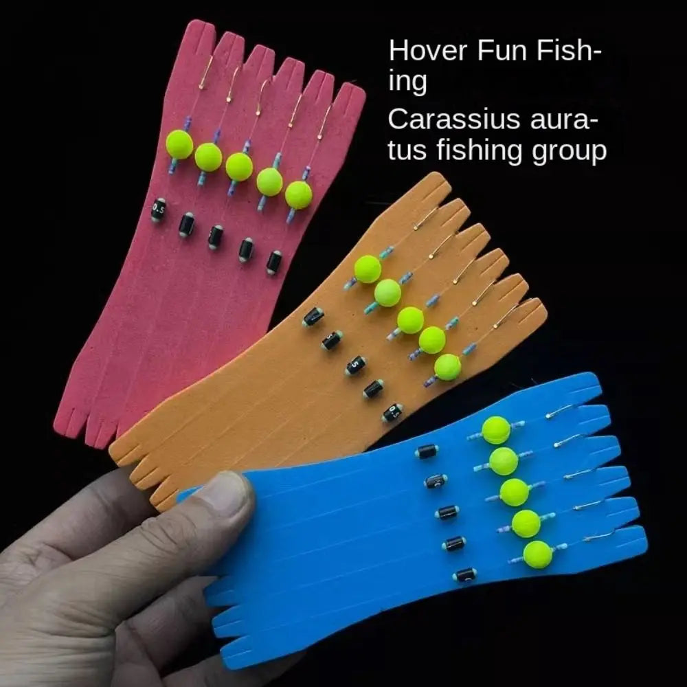 10 Set/Pack Fishing Hair Rigs Hook 3# 4# 5# 6# 7# Carp Fishing Hook Carp Rigs Fishing Lure Non-barb High-carbon Steel Hook