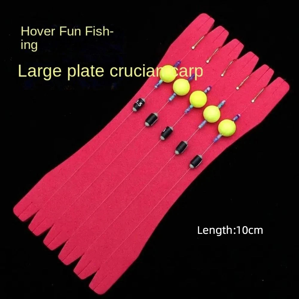 10 Set/Pack Fishing Hair Rigs Hook 3# 4# 5# 6# 7# Carp Fishing Hook Carp Rigs Fishing Lure Non-barb High-carbon Steel Hook