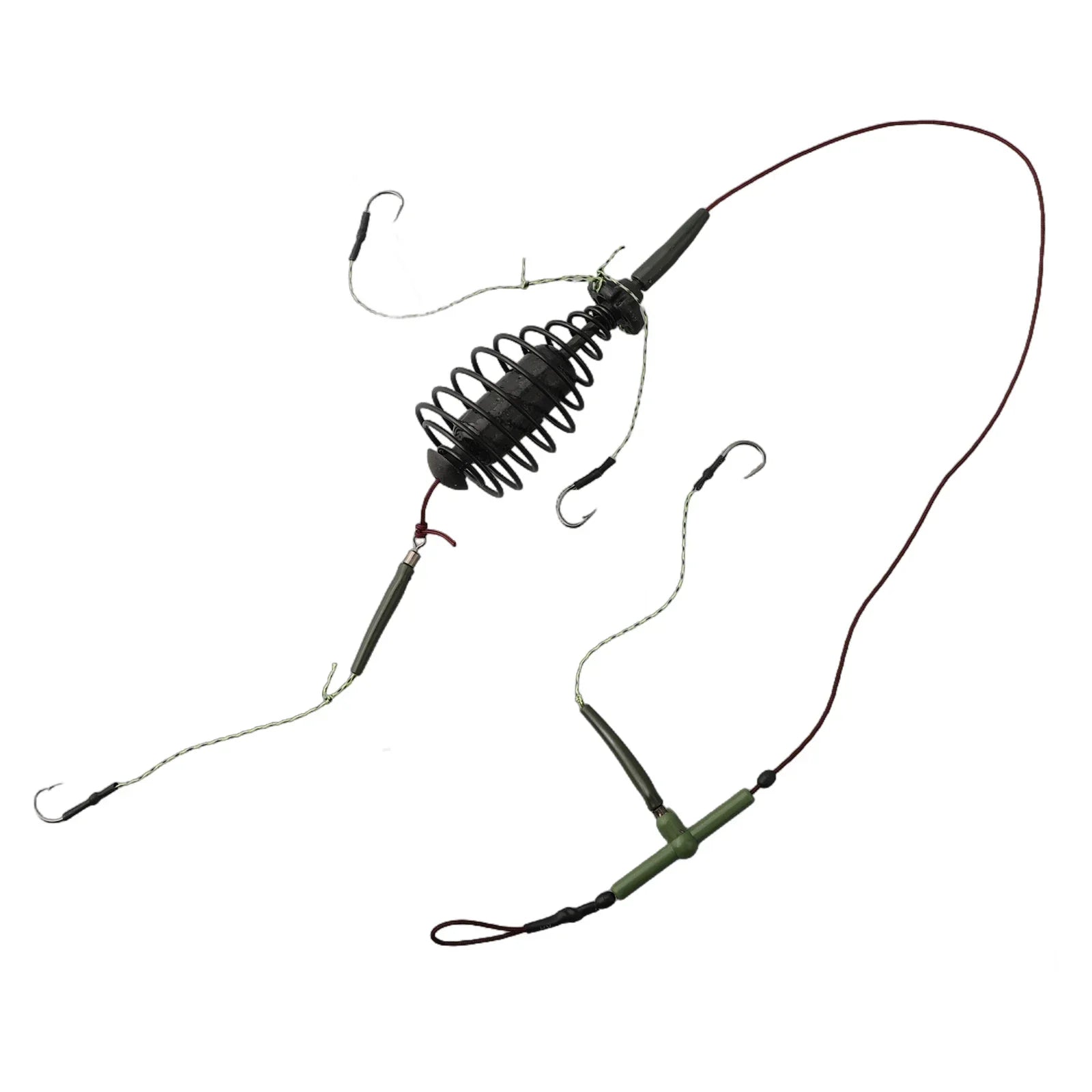 Accessories Fishing Bait Basket Fishing Bait Cage Cage Line Group Carp Feeder Sinker Fishing Bait String Hook Best Nice