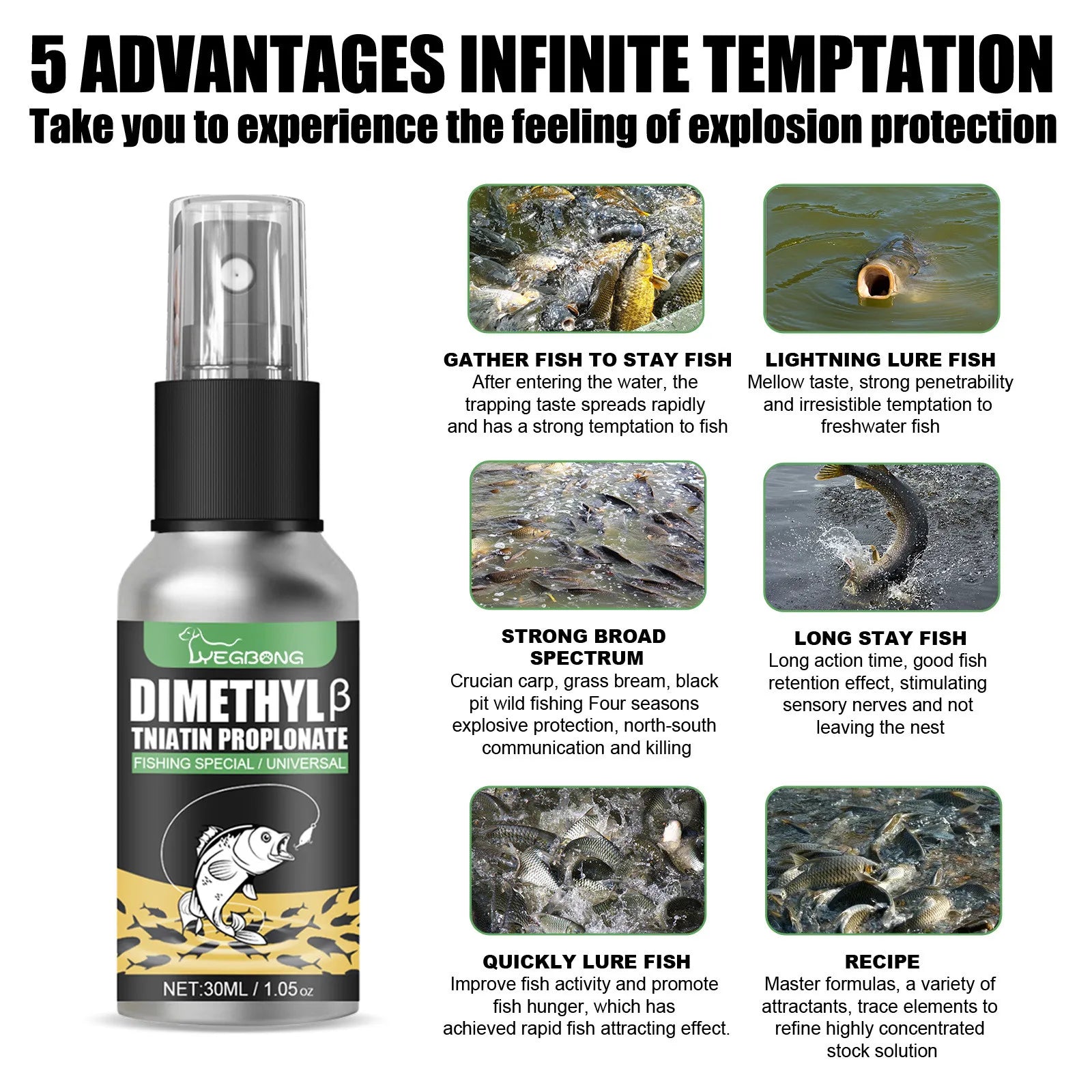 Fishing Baits Attractants 30ml Lures Liquid Attractant Natural Scent Drag For Sea River Freshwater Fish Effective Attract Fish