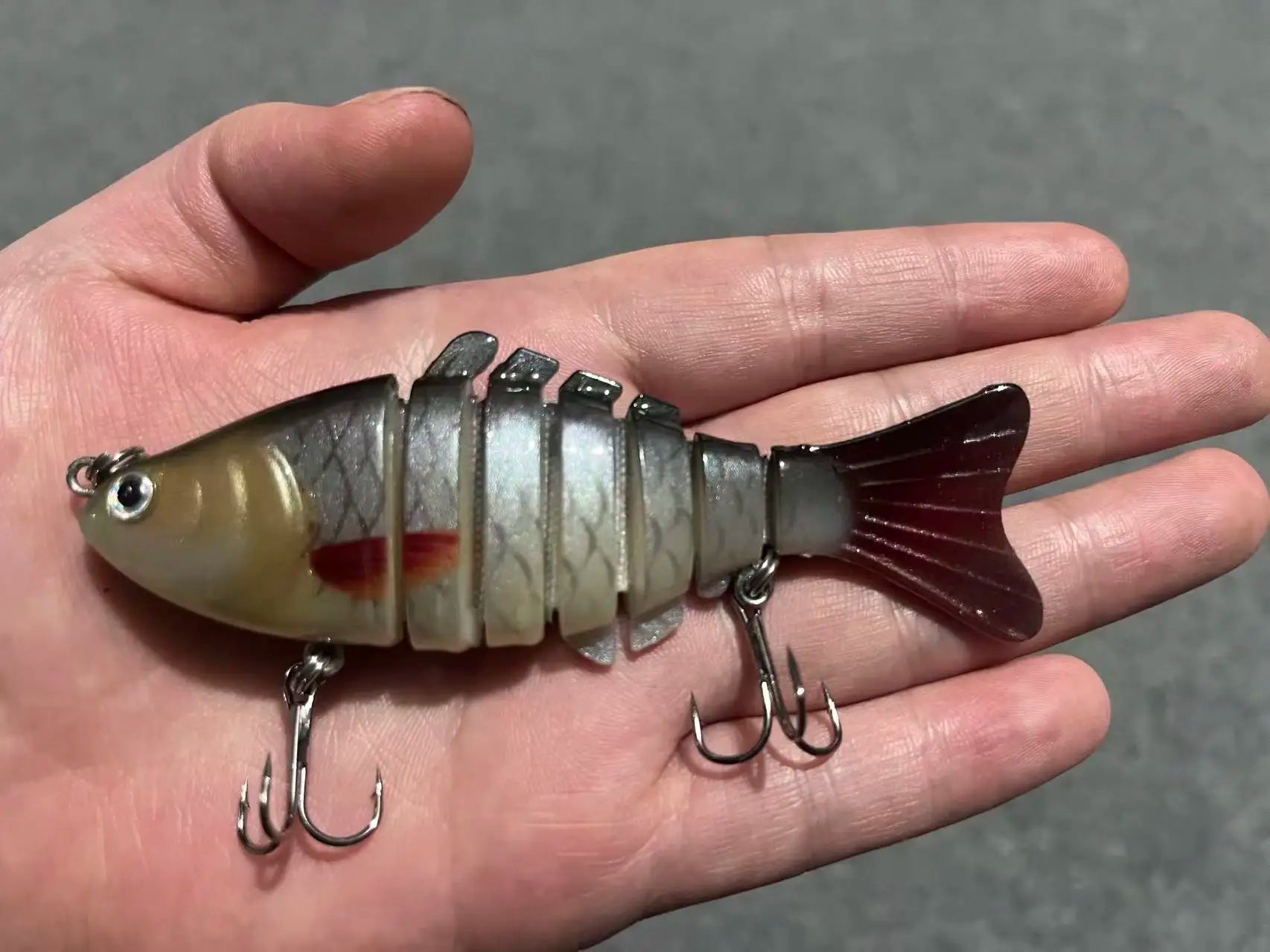 Fishing Baits Trolling Minnow Wobbler Multi-section Hard Bait 10cm15g Artificial Crankbait JerkBait Fishing tackle Lure ,1PC