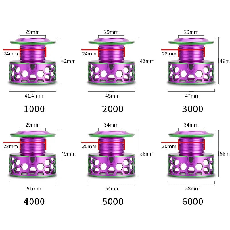 SK1000-6000 14+1BB Spinning Fishing Reel 5.0:1 High Speed Ratio EVA Grip Max Drag 8 Kg Handle Right/Left Carp Fishing Reel