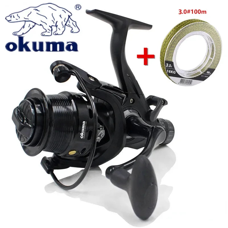 okuma Fishing reel Dual Unloading Fishing 18KGMax Dragon with Front and Rear Brake Fishing Wheels for All Water Areas 4000-6000