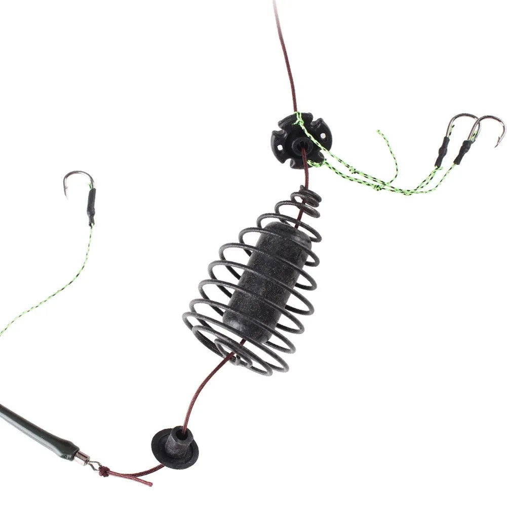 Accessories Fishing Bait Basket Fishing Bait Cage Cage Line Group Carp Feeder Sinker Fishing Bait String Hook Best Nice