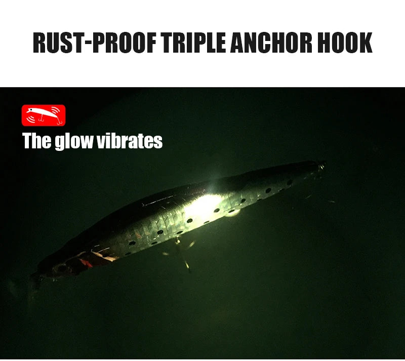 Fishing Bionic Luminous Electric Simulation Twitching Bait Usbrechargeable Bait Lures Wobbler Auto Swimbait Fishing Accessories